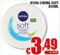 Sacoph Nivea crema soft offerta