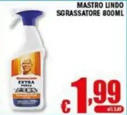 Sacoph Mastro Lindo sgrassatore offerta