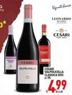 Iper Triscount Cesari Valpolicella Classica DOC offerta