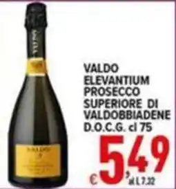 Iper Triscount Valdo Elevantium Prosecco Superiore di Valdobbiadene D.O.C.G. offerta