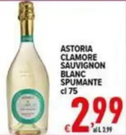 Iper Triscount Astoria Clamore Sauvignon Blanc Spumante offerta
