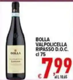 Iper Triscount Bolla Valpolicella Ripasso D.O.C. offerta