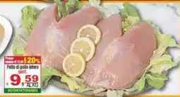CTS Supermercati Fettine di pollo intero offerta