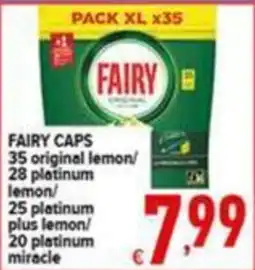 Iper Triscount Fairy caps offerta
