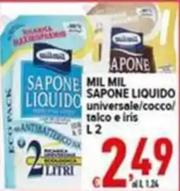 Iper Triscount Mil Mil Sapone Liquido offerta
