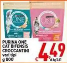 Iper Triscount Purina One cat bifensis croccantini offerta