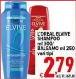 Iper Triscount L'Oréal Elvive shampoo offerta