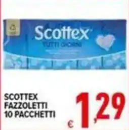 Iper Triscount Scottex fazzoletti offerta