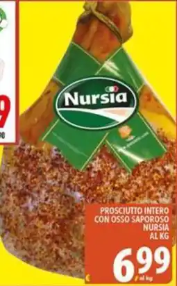 Iper Triscount Prosciutto intero con osso saporoso Nursia offerta