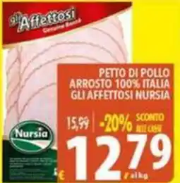Iper Triscount Petto di pollo arrosto Nursia offerta
