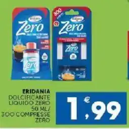 Mercadò Eridania dolcificante liquido zero offerta
