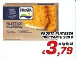 Idromarket Frosta filetti di platessa croccante offerta