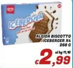 Idromarket Alcida biscotto iceberg offerta
