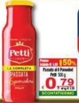 CTS Supermercati Pettì Passata 6 pomodori offerta