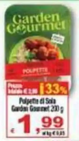 CTS Supermercati Polpette di Soia Garden Gourmet offerta
