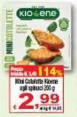 CTS Supermercati Mini Cotolette Kioene agli spinaci offerta