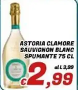 Idromarket Astoria Clamore Sauvignon Blanc Spumante offerta