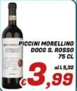 Idromarket Piccini Morellino D.O.C.G. S. Rosso offerta