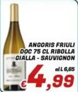 Idromarket Ancoris Friuli Doc Ribolla Gialla - Sauvignon offerta