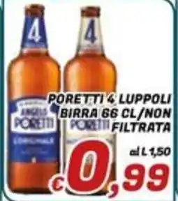 Idromarket Poretti 4 Luppoli birra offerta