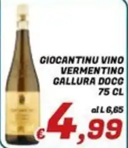 Idromarket GioCantinu vino vermentino gallura docc offerta