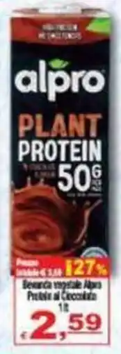 CTS Supermercati alpro Plant Protein Proteine al Cioccolato offerta