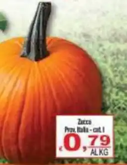 CTS Supermercati Zucca Provv. Italia - cat. I offerta