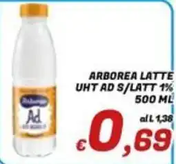 Idromarket Arborea latte UHT AD S/latt 1% offerta