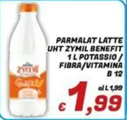 Idromarket Parmalat latte UHT Zymil Benefit offerta