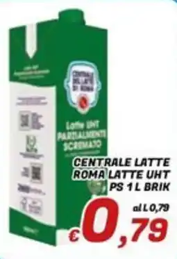 Idromarket Centrale latte Roma latte UHT parzialmente scremato offerta