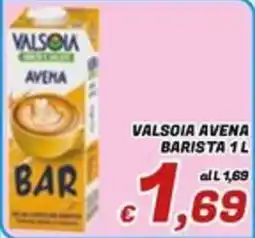 Idromarket Valsoia avena barista offerta