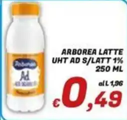 Idromarket Arborea latte UHT AD S/LATT 1% offerta
