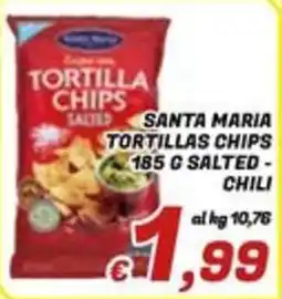 Idromarket Santa Maria tortilla chips offerta