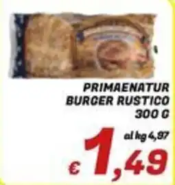 Idromarket PrimaNatura burger rustico offerta
