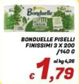 Idromarket Bonduelle piselli finissimi offerta