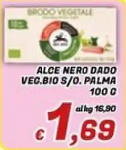 Idromarket Alce nero dado veg.bio s/o palma offerta
