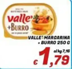 Idromarket Valle' margarina + burro offerta