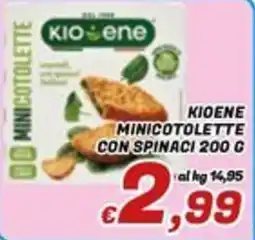 Idromarket Kioene minicotolette con spinaci offerta