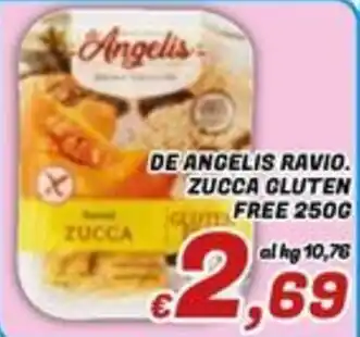 De Angelis Raviolo Zucca Gluten Free