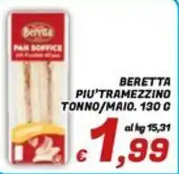 Idromarket Beretta pan soffice tonno/maio offerta
