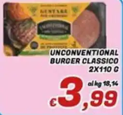 Idromarket Unconventional burger classico offerta