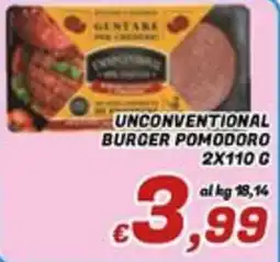 Idromarket Unconventional burger pomodoro offerta