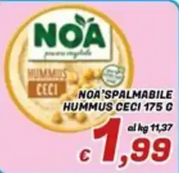 Idromarket NOA'SPALMABILE HUMMUS CECI offerta