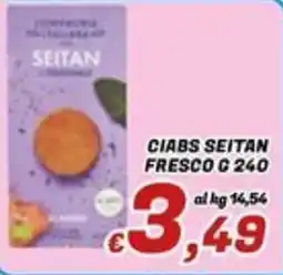 Idromarket Ciabs seitan fresco offerta