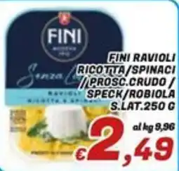 Idromarket Fini ravioli ricotta/spinaci offerta
