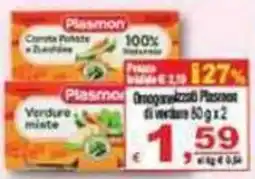 CTS Supermercati Orologi Plasmon di verdure offerta