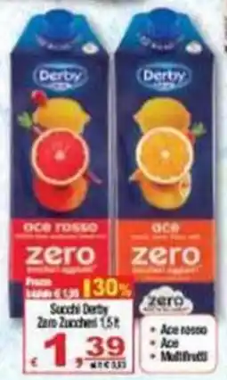 CTS Supermercati Succhi Derby Zero Zuccheri offerta