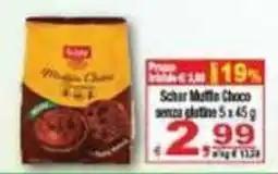 CTS Supermercati Schar Muffin Choco senza glutine offerta