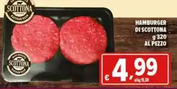 Iper Triscount Hamburger di Scottona offerta
