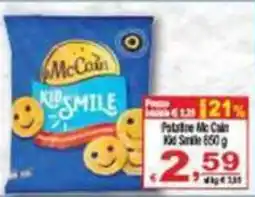 CTS Supermercati Patatine McCain Kid Smile offerta